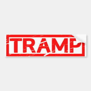 Tramp Stamp Bumper Sticker
