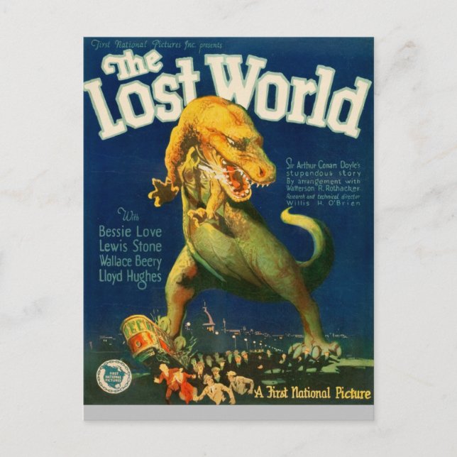 Trampling Tyrannosaurus Postcard (Front)