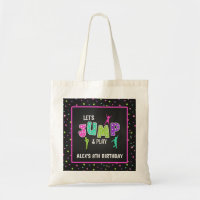Trampoline Birthday Gift Tote Bag - Girl