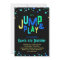 Trampoline Birthday Invitation Jump Play Party