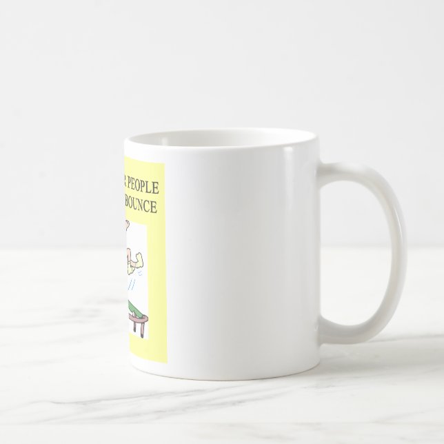 trampoline bounce coffee mug (Right)
