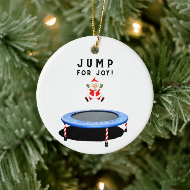 Trampoline Christmas Collectable Ceramic Tree Decoration (Tree)