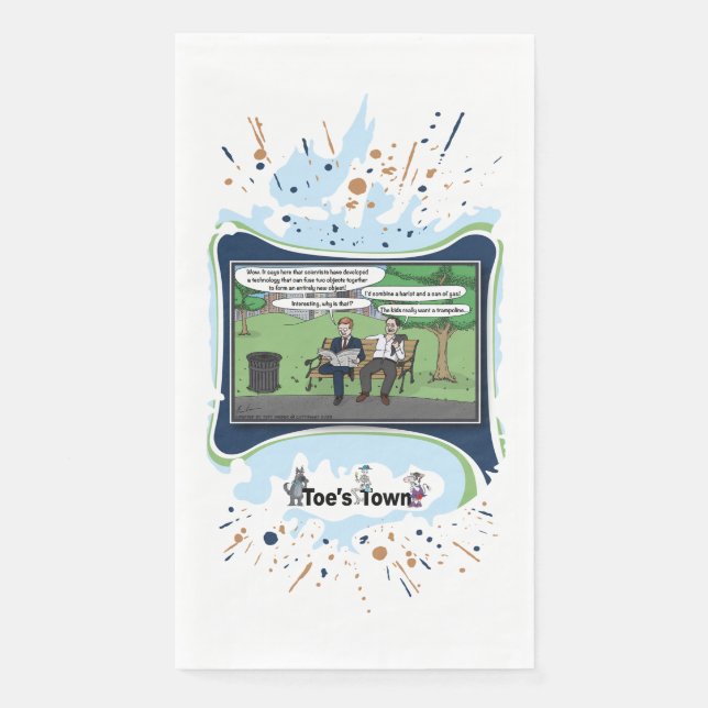 Trampoline | Father’s Day Guest Napkin (Front)