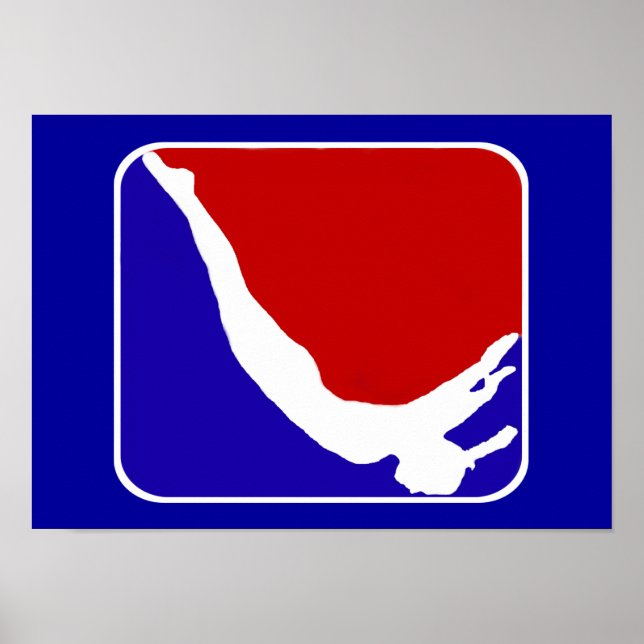 Trampoline gymnast poster (Front)