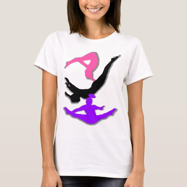 Trampoline gymnast T-shirt (Front)