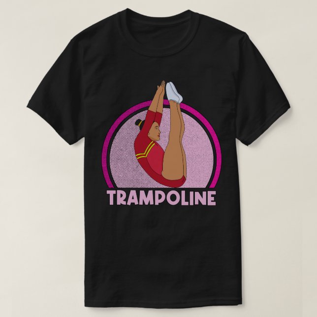 Trampoline Gymnastics 4 T-Shirt (Design Front)