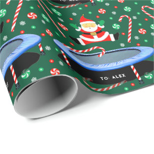 Trampoline Gymnastics Gift Wrapping Paper