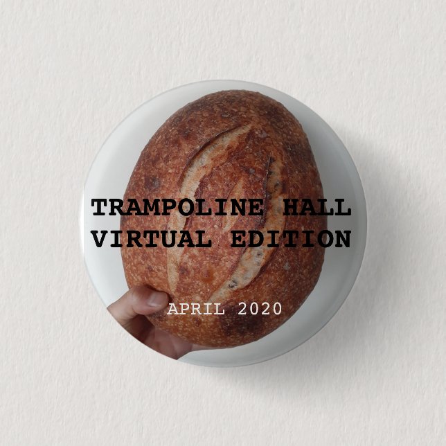 TRAMPOLINE HALL VIRTUAL EDITION 3 CM ROUND BADGE (Front)