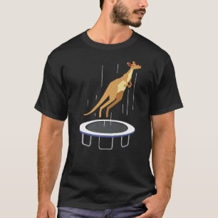 Trampoline Kangaroo Wildlife Animal Australia T-Shirt