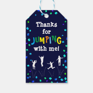 Trampoline or Bounce Party Favour Thank You Tag
