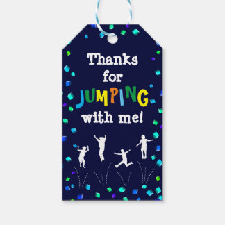 Trampoline or Bounce Party Favour Thank You Tag