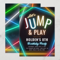 Trampoline Party Invitation | Jump Party