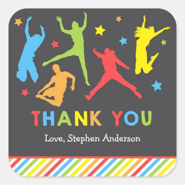 Trampoline Stickers / Jump Stickers (Front)