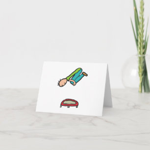Trampolining Card
