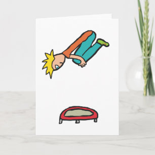 Trampolining Card