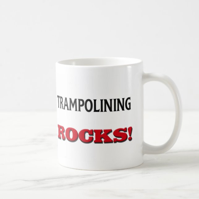 Trampolining Rocks Coffee Mug (Right)