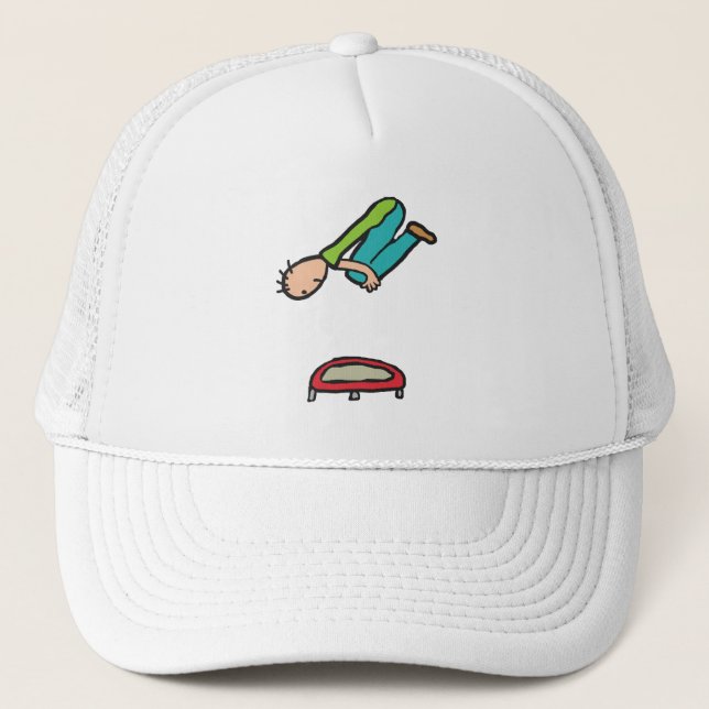 Trampolining Trucker Hat (Front)