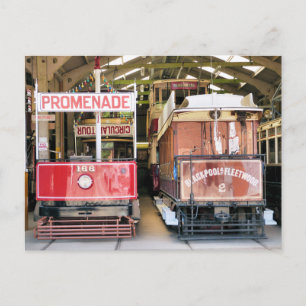 TRAMS POSTCARD
