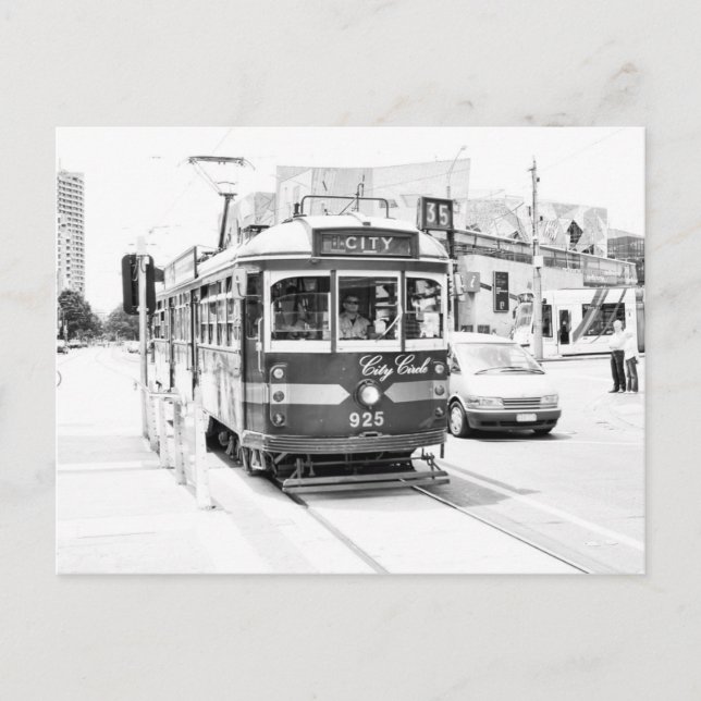Trams Postcard (Front)