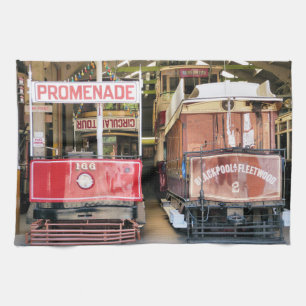 TRAMS TEA TOWEL