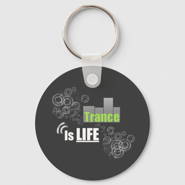 Trance Is Life Key Ring (Front)