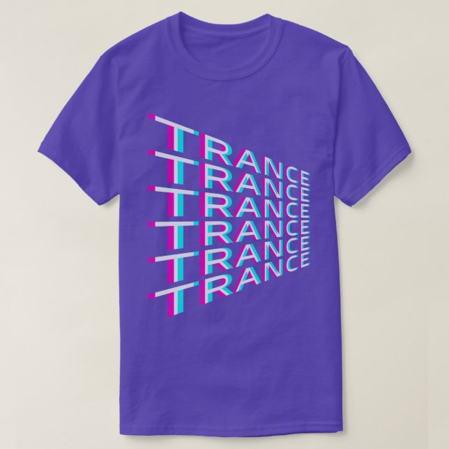 Trance Techno Party EDM Festival Goa Electro Rave  T-Shirt (Design Front)