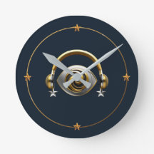 TranceVibz Midnight Signature Wall Clock
