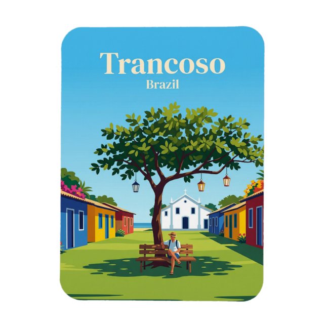 Trancoso Brazil Magnet (Vertical)