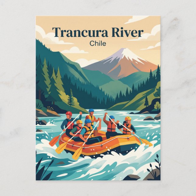 Trancura River, Pucon Chile Postcard (Front)