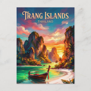 Trang Islands Thailand Postcard