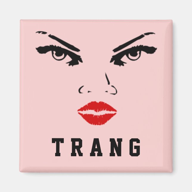 Trang, Thailand Woman Magnet (Front)