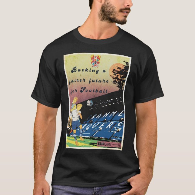 Tranmere Rovers and Fair Game retro t-shirt (Front)