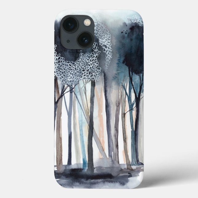 Tranquil Abstract Trees Case-Mate iPhone Case (Back)