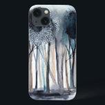 Tranquil Abstract Trees iPhone 13 Case<br><div class="desc">A stunning watercolor print featuring trees in an abstract style, brought to you by World Art Group. An impressionist design set in colourful hues that transforms this natural landscape into a vintage taste true work of art. A cool painting, perfect for your home or office that will inspire the greatness...</div>