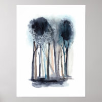 Tranquil Abstract Trees