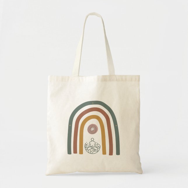 Tranquil Alignment Tote Bag (Front)