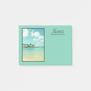 Tranquil and Serene Turquoise Beach in Hawaii Post-it Notes