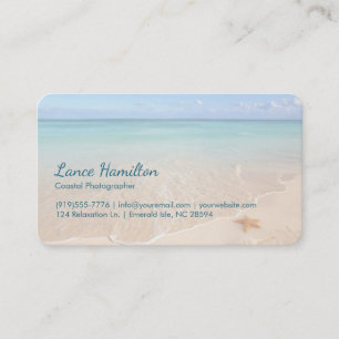 Tranquil Beach Business Card