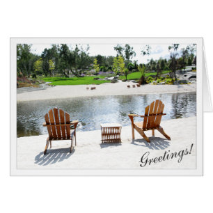 Tranquil Beach Chairs Photo with Frame Set