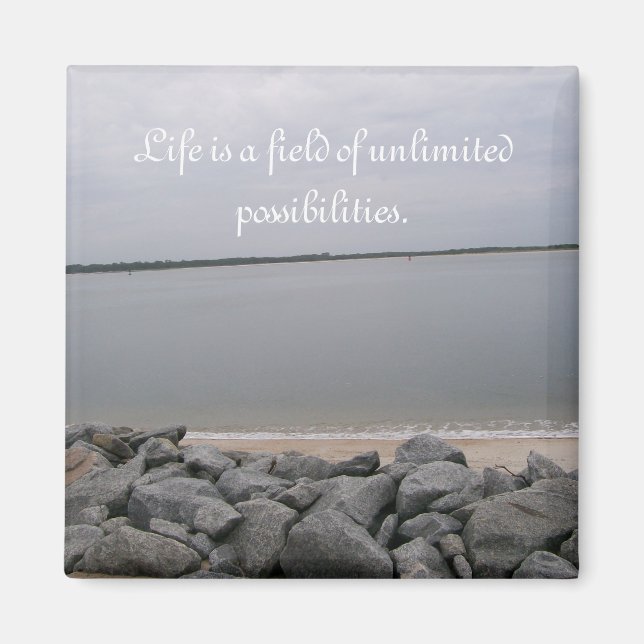 Tranquil Beach Magnet (Front)