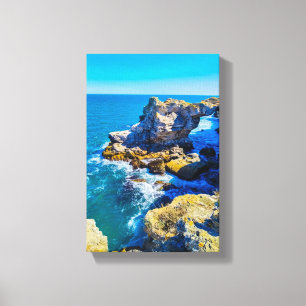 Tranquil Beach Wild Nature Canvas Print