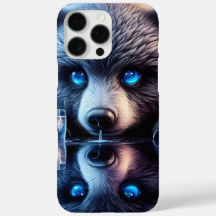 Tranquil Bear Beneath the Fierce Bear's Gaze iPhone 16 Pro Max Case