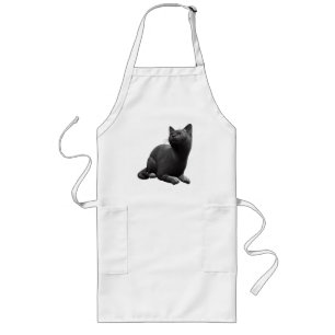 Tranquil Black Cat Apron