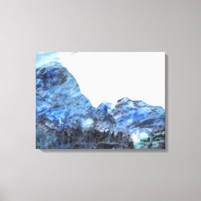 "Tranquil Blue" Fine Art Canvas Print (Front)
