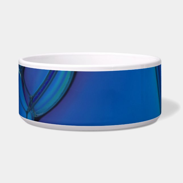 Tranquil Blue Pet Bowl – Serene Solid-Colour Desig (Front)