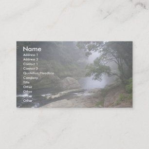 Tranquil Brook/Nature in Mist Business Card