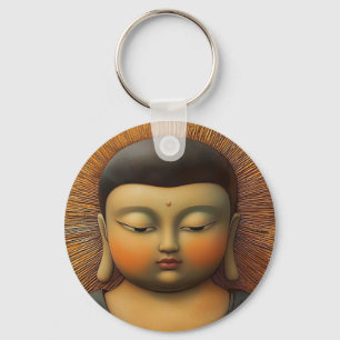 Tranquil Buddha Key Ring
