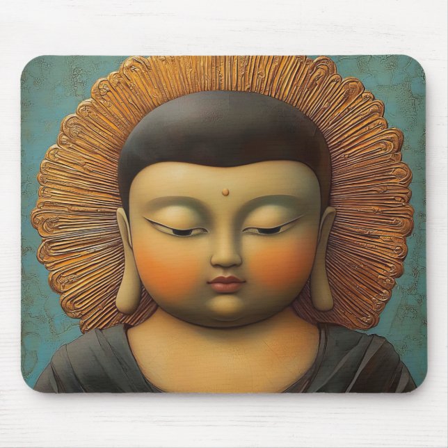 Tranquil Buddha  Mouse Mat (Front)
