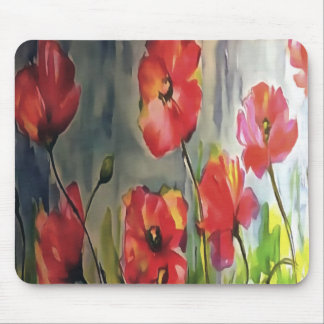 Tranquil Buds Blowing In The Wind Painting Mouse Mat