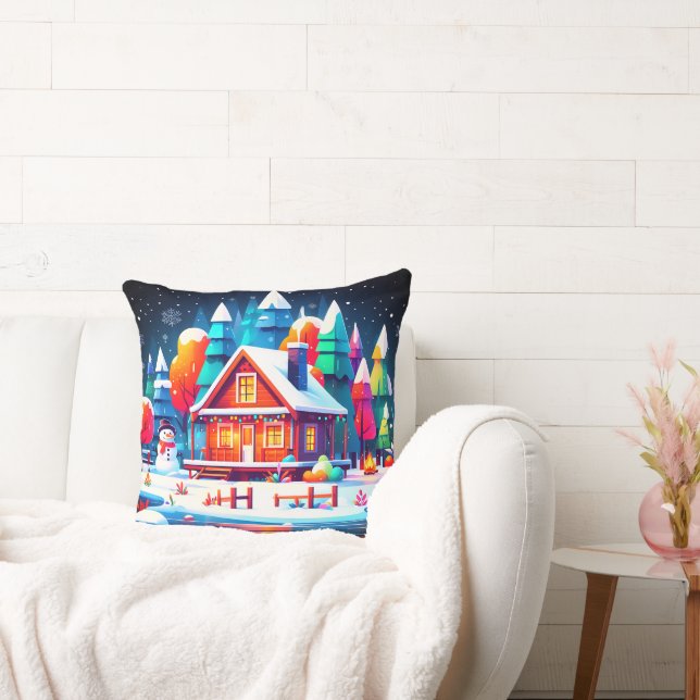 Tranquil Christmas Cushion (Couch)